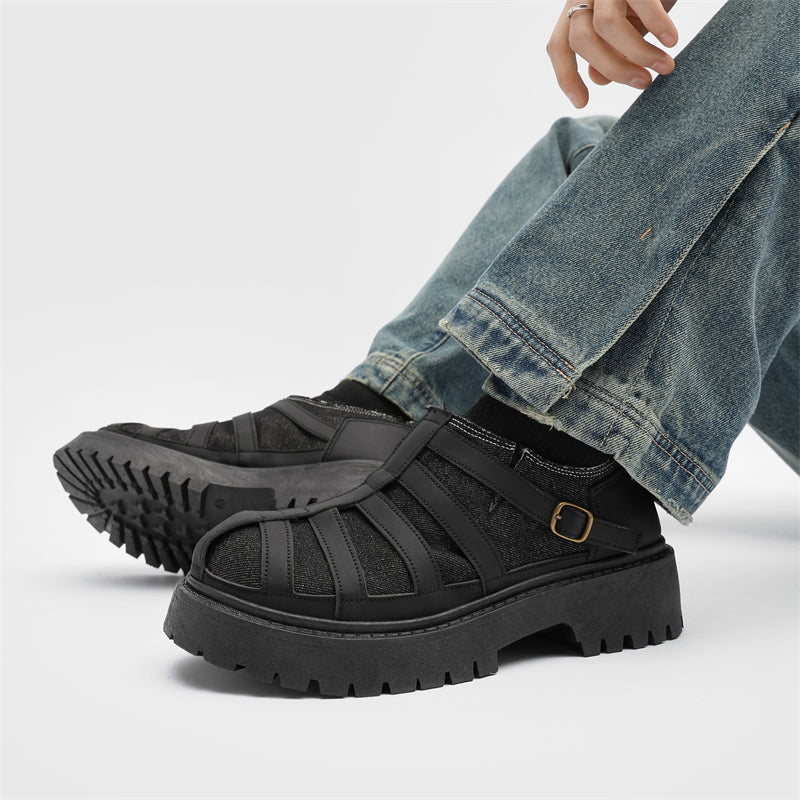 MLB LTHR-19 Chunky Platform Boots - Sneakernational