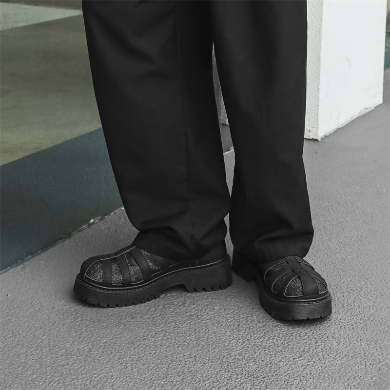 MLB LTHR-19 Chunky Platform Boots - Sneakernational
