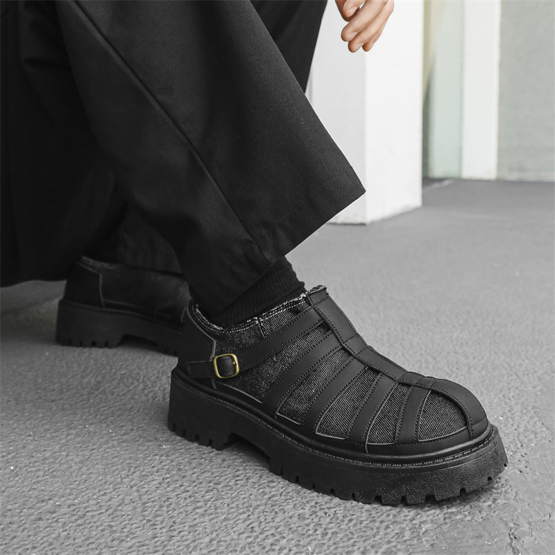 MLB LTHR-19 Chunky Platform Boots - Sneakernational