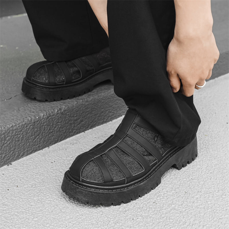 MLB LTHR-19 Chunky Platform Boots - Sneakernational