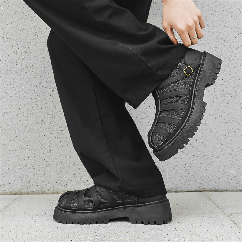 MLB LTHR-19 Chunky Platform Boots - Sneakernational