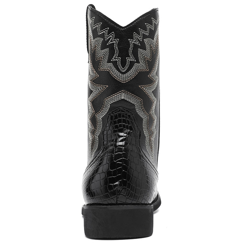MLB LTHR-25 Embossed Western Boots - Sneakernational