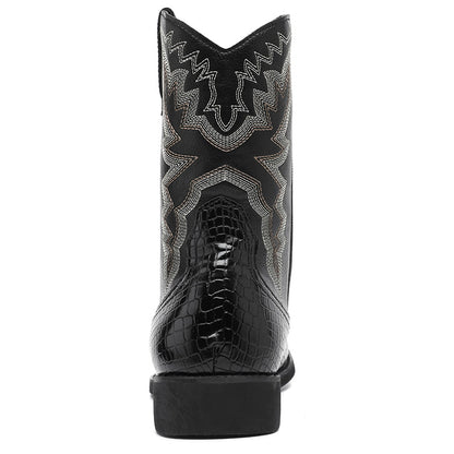 MLB LTHR-25 Embossed Western Boots - Sneakernational