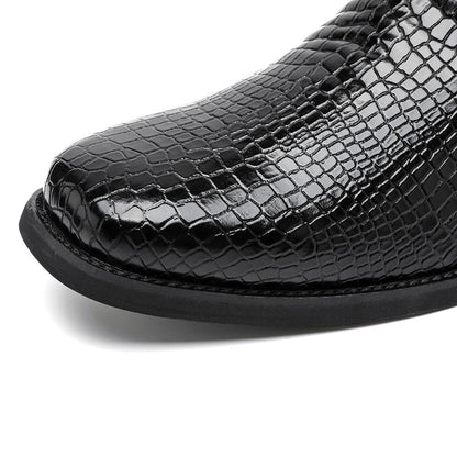 MLB LTHR-25 Embossed Western Boots - Sneakernational