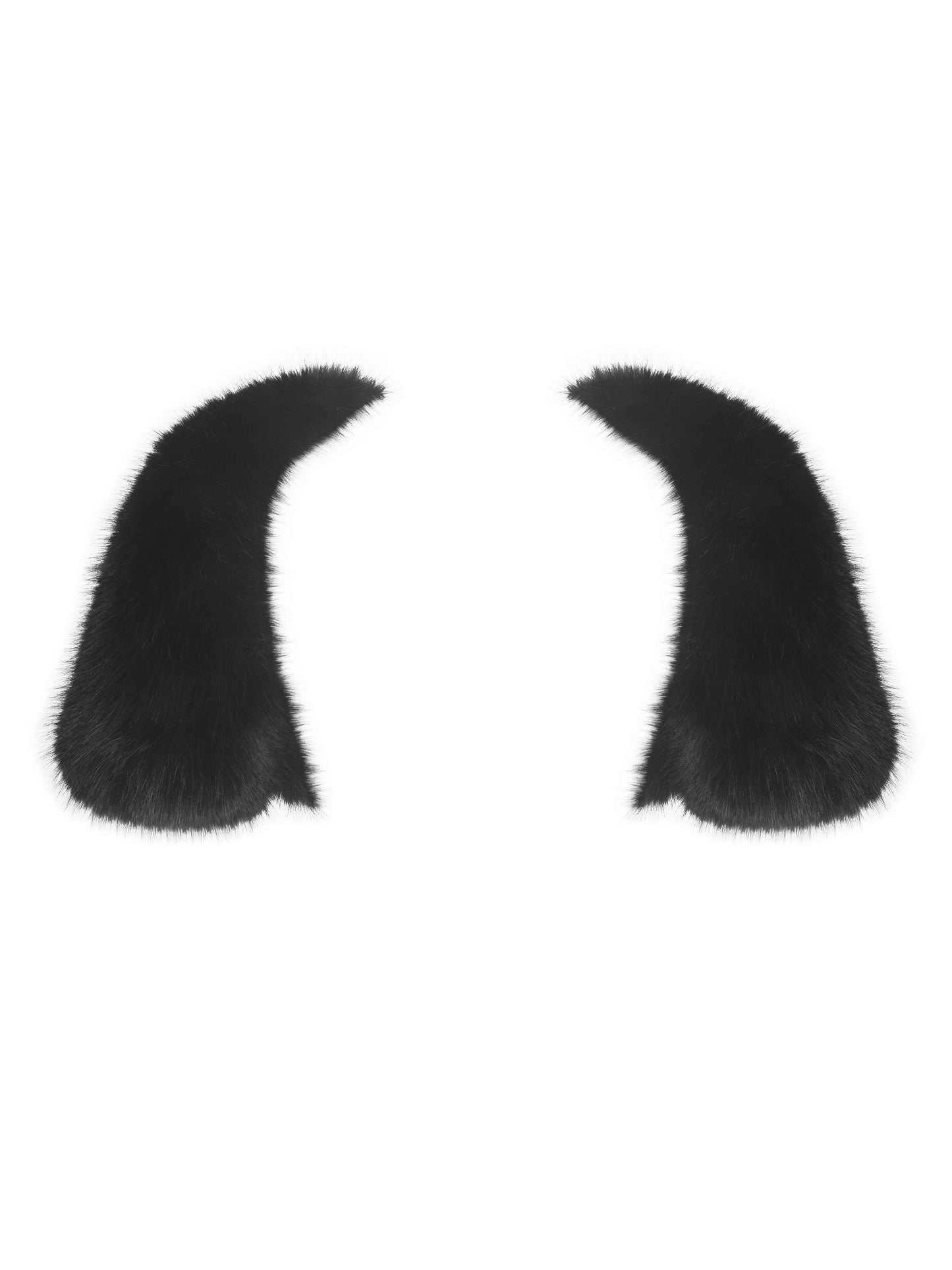 Kori Black Faux Fur Micro Bolero