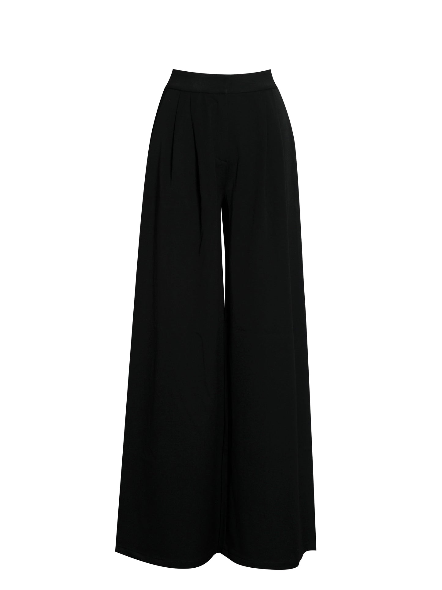 Aleeza Black Wide Leg Suit Pants