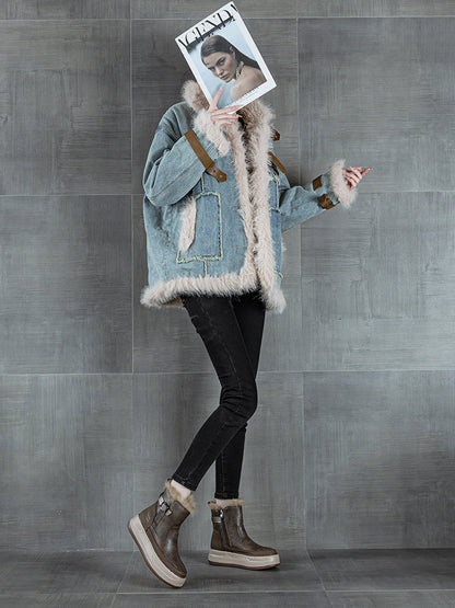 Selene Fur-Lined Ankle Boots - Sneakernational