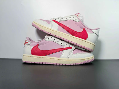 Travis Scott × AJ1 Low "Shy Pink"