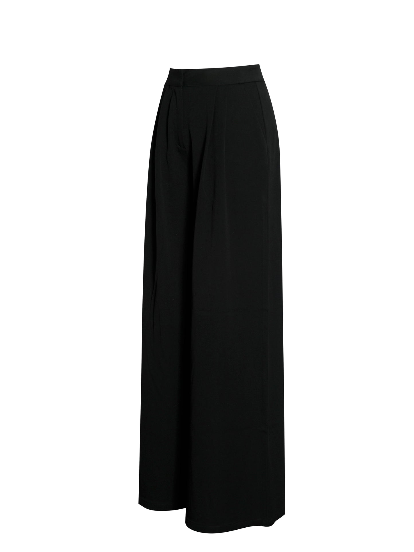 Aleeza Black Wide Leg Suit Pants