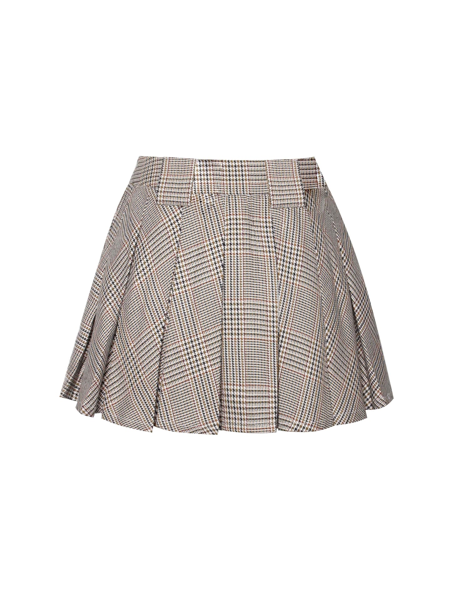 Oaklyn Plaid Pleated Mini Skort