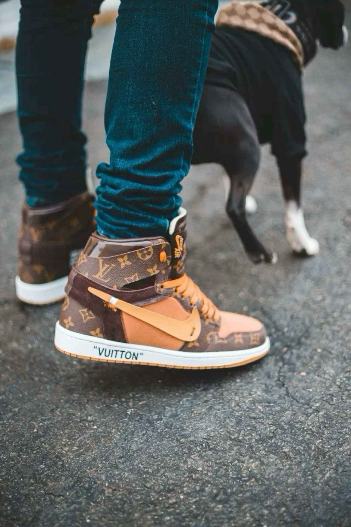 Custom Air Jordan 1 LV High Q ( Customs And Box ), Jordan 1 Sneakers Active A11