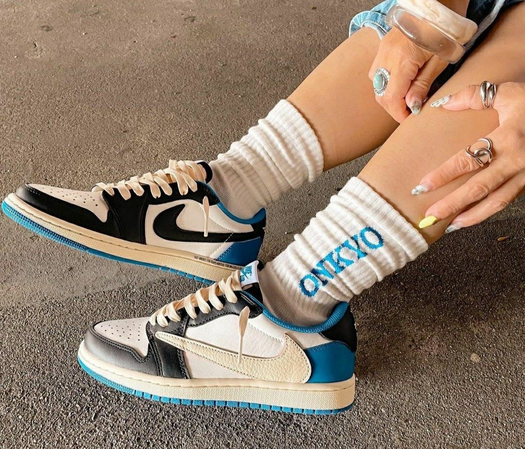 Custom Air Jordan 1 Low Fragment x T-Scott - DM7866-140 - Sneakernational