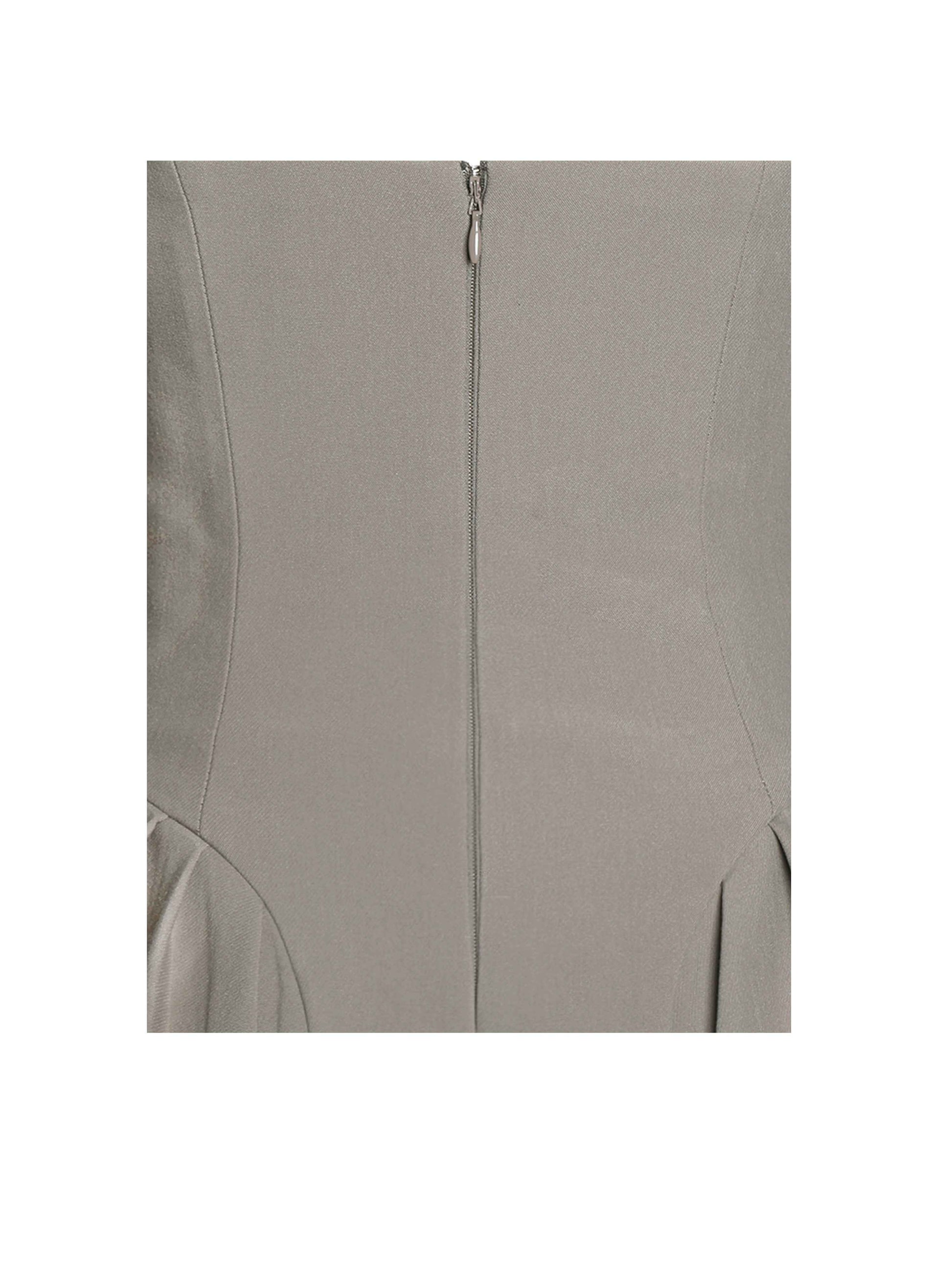 Hazel Brown Preppy Halter Neck Pleated Mini Dress