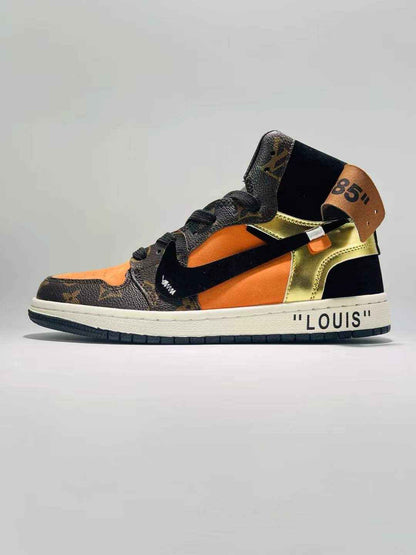 Designer Air Jordan 1 x Travis Scott x Louis Gold