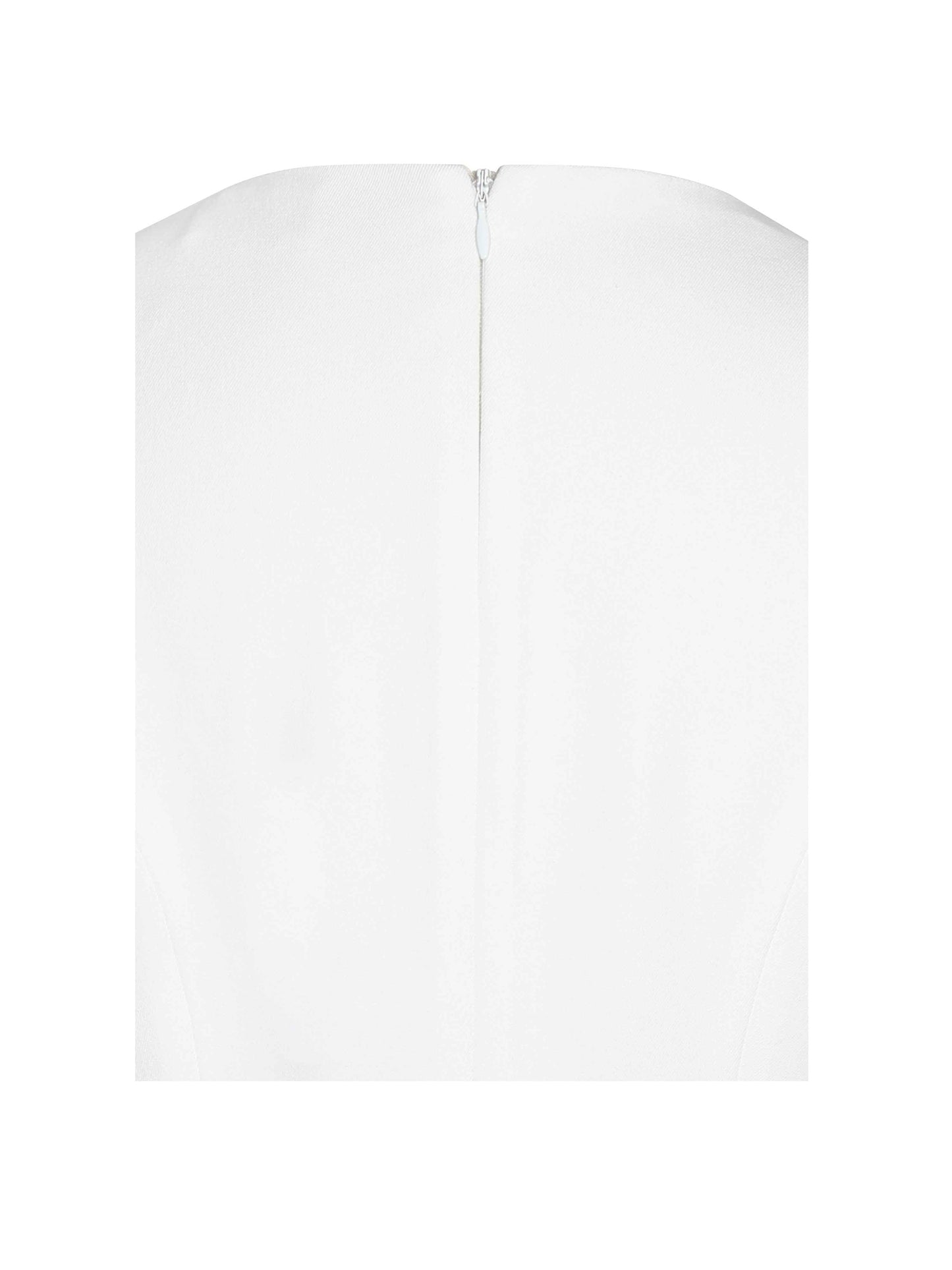 Idina Business Casual White Romper with Black Trim