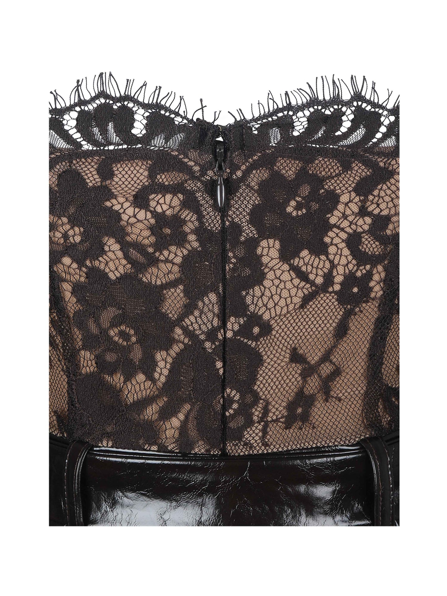 Faris Mahogany Plunging Halter Belted Mini Dress