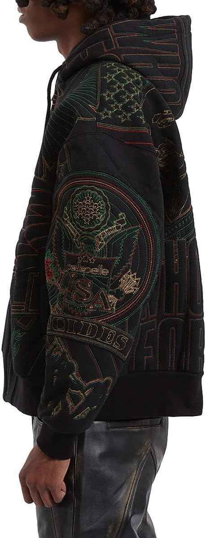 Who Decides War x Pelle Pelle Monument Hoodie