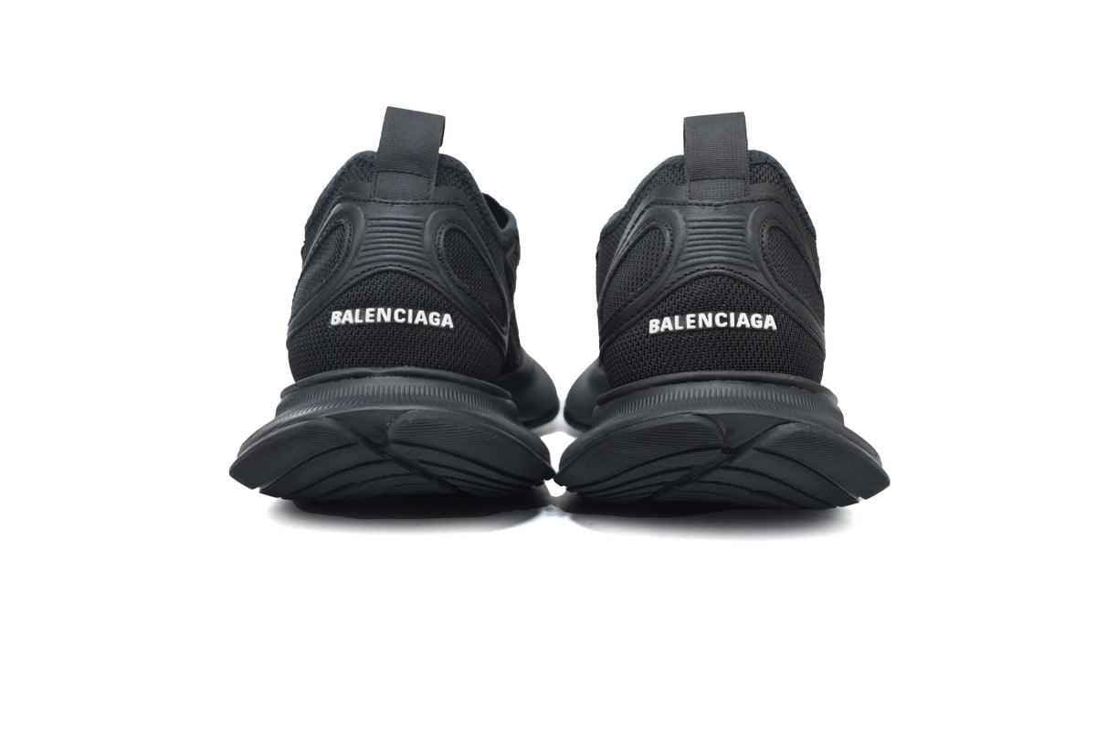 Custom BLCG Circuit Sneaker 'Worn-Out - Black