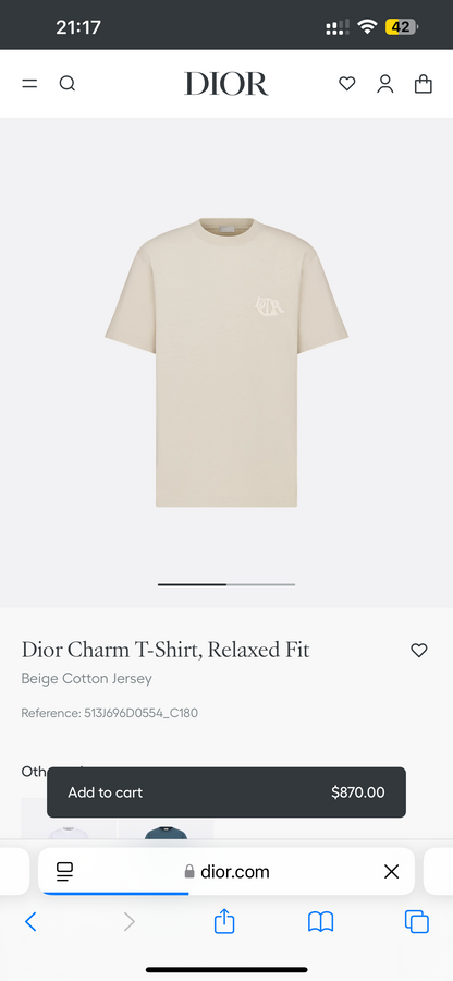 Sneakernational - Christian Dior T-Shirt 0011