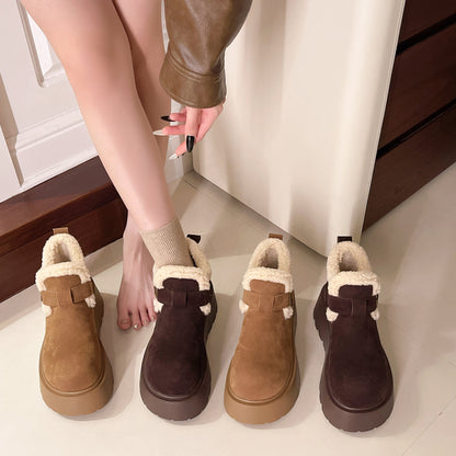 Artemis Shearling Platform Boots - Sneakernational