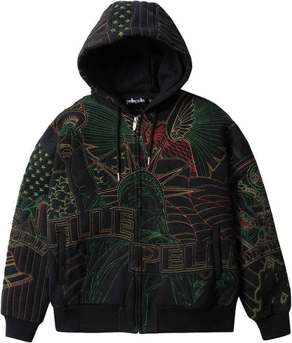 Who Decides War x Pelle Pelle Monument Hoodie