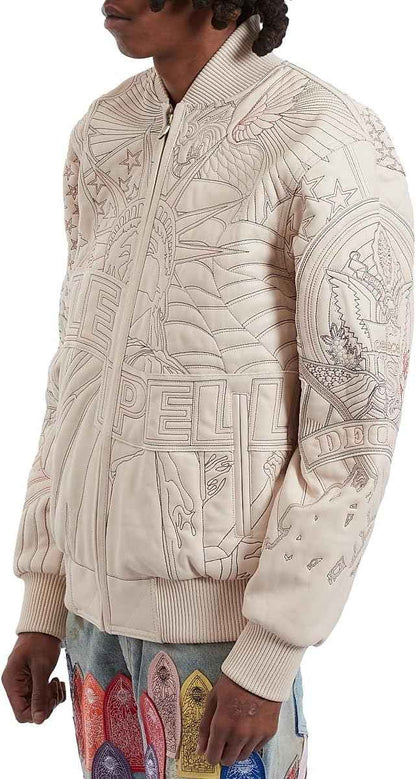 Who Decides War x Pelle Pelle Monument Jacket