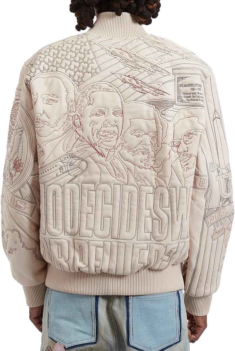 Who Decides War x Pelle Pelle Monument Jacket