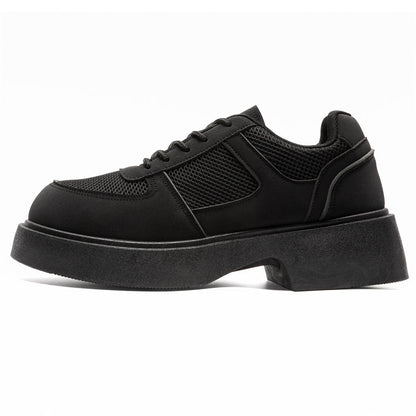 MLB LTHR-20 Chunky Platform Mesh-Detail Boots - Sneakernational