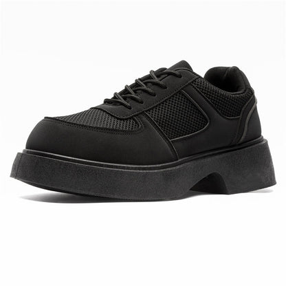MLB LTHR-20 Chunky Platform Mesh-Detail Boots - Sneakernational