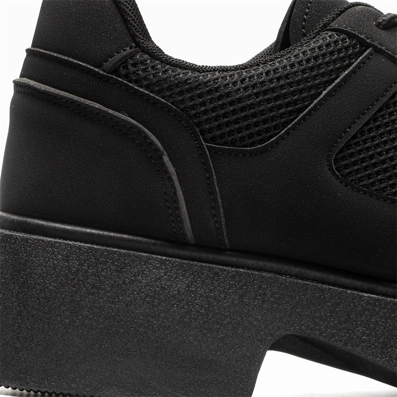 MLB LTHR-20 Chunky Platform Mesh-Detail Boots - Sneakernational