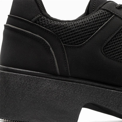 MLB LTHR-20 Chunky Platform Mesh-Detail Boots - Sneakernational