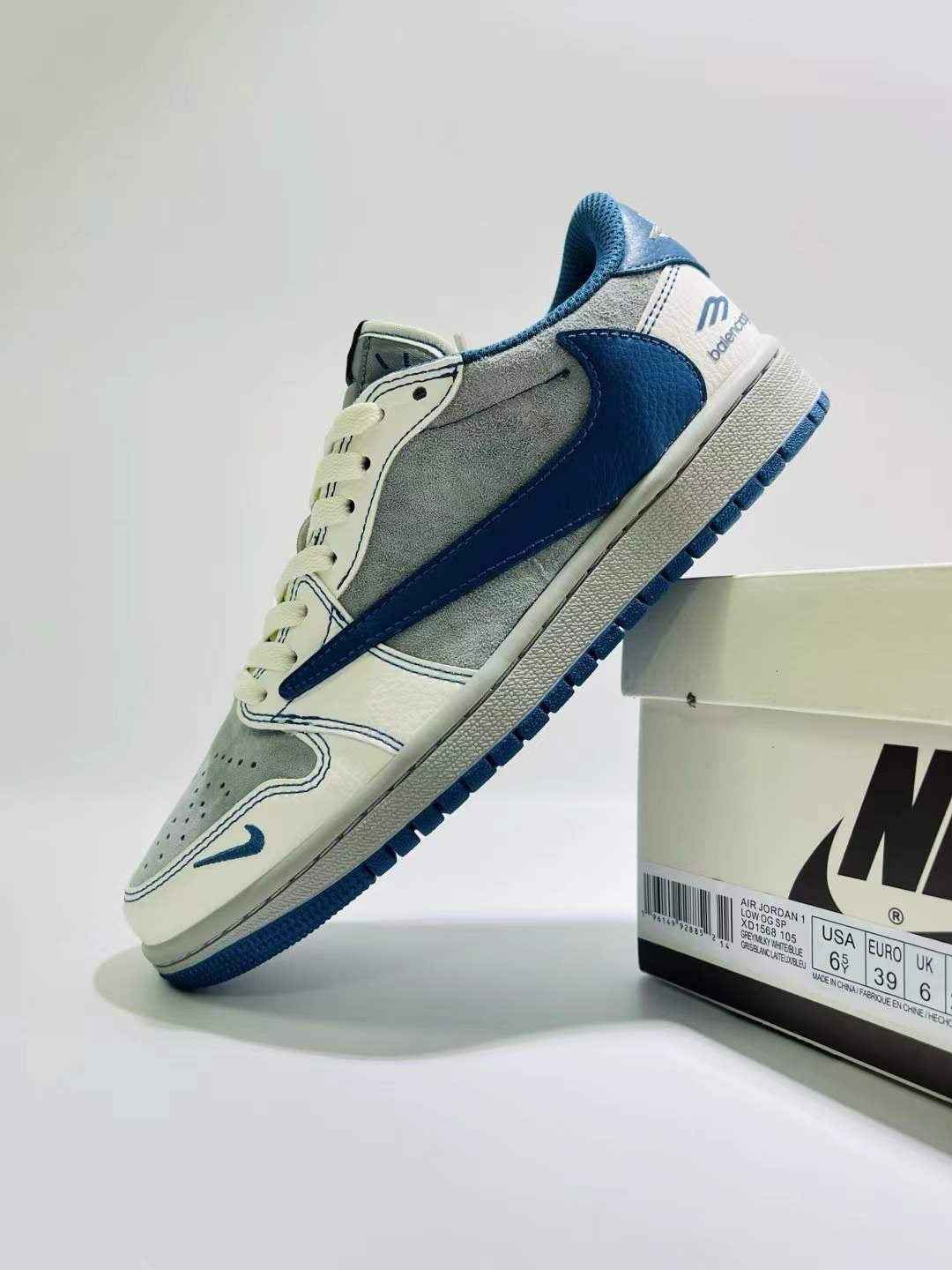 Designer Air Jordan 1 ×Travis Scott Balenciaga XD1568 105
