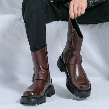 MLB LTHR-11 Rugged Mid-Calf Boots - Sneakernational