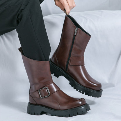 MLB LTHR-11 Rugged Mid-Calf Boots - Sneakernational