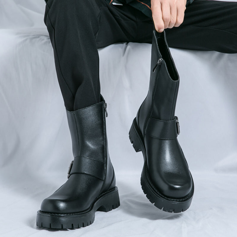 MLB LTHR-11 Rugged Mid-Calf Boots - Sneakernational