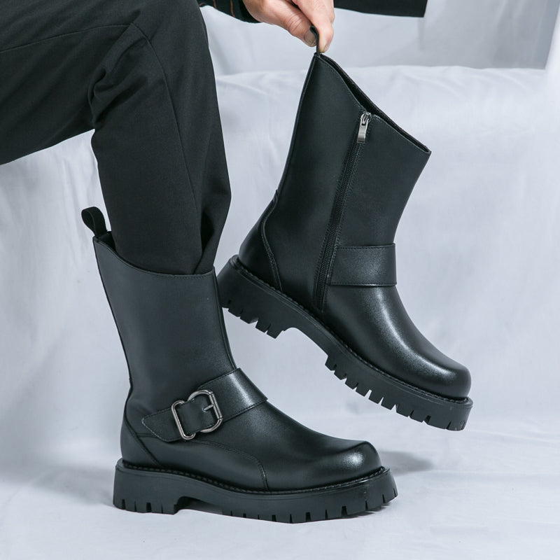 MLB LTHR-11 Rugged Mid-Calf Boots - Sneakernational