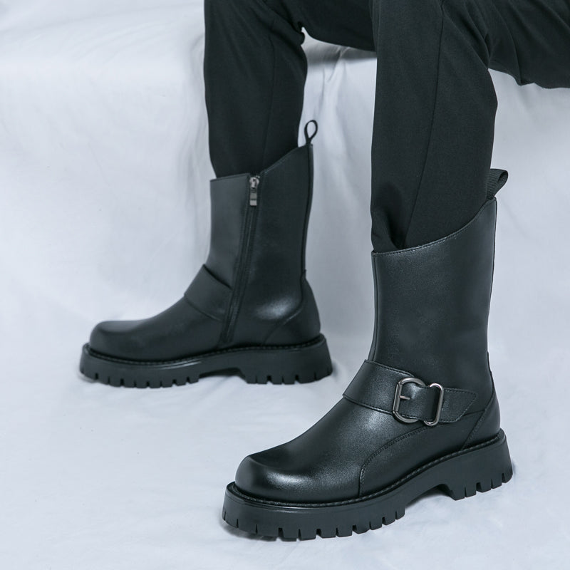 MLB LTHR-11 Rugged Mid-Calf Boots - Sneakernational