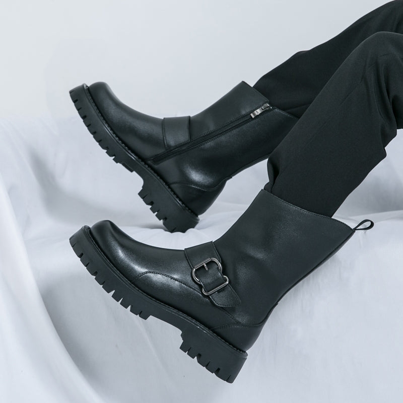 MLB LTHR-11 Rugged Mid-Calf Boots - Sneakernational