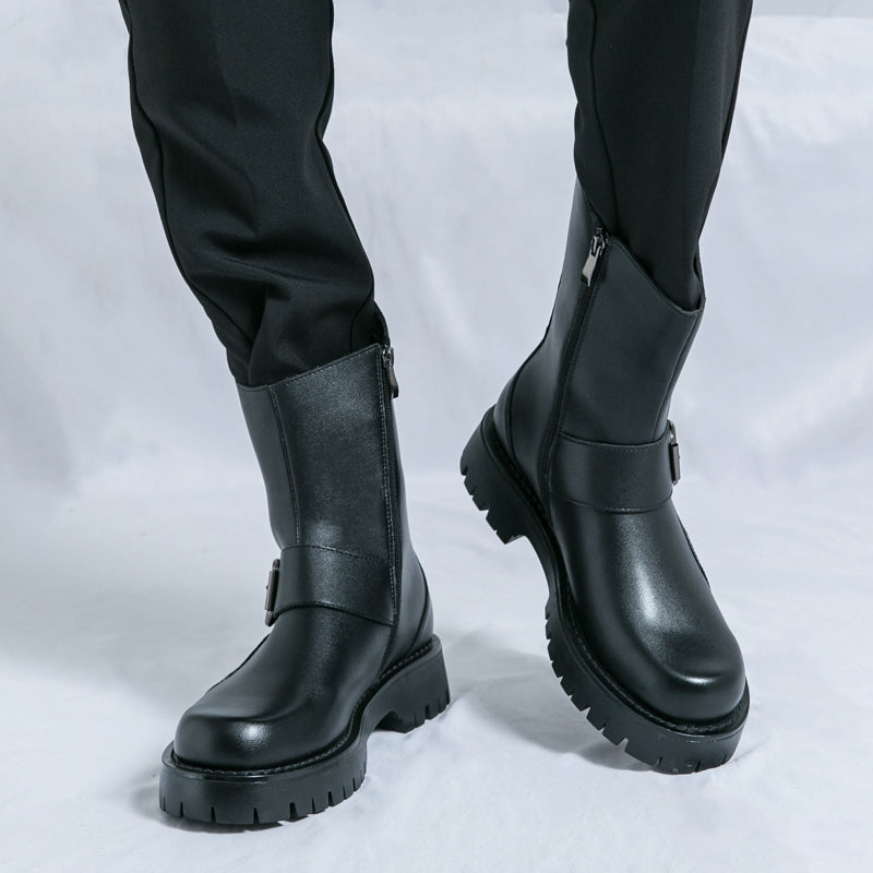MLB LTHR-11 Rugged Mid-Calf Boots - Sneakernational