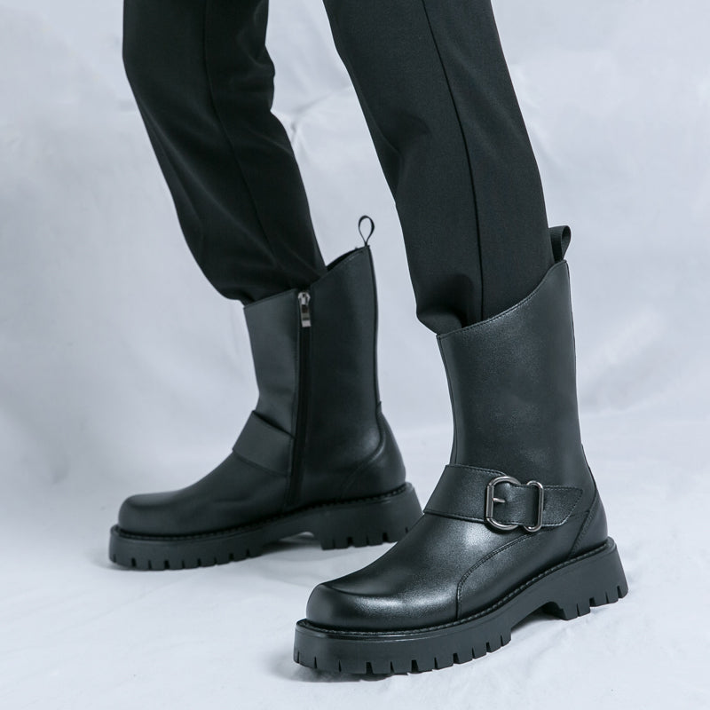 MLB LTHR-11 Rugged Mid-Calf Boots - Sneakernational
