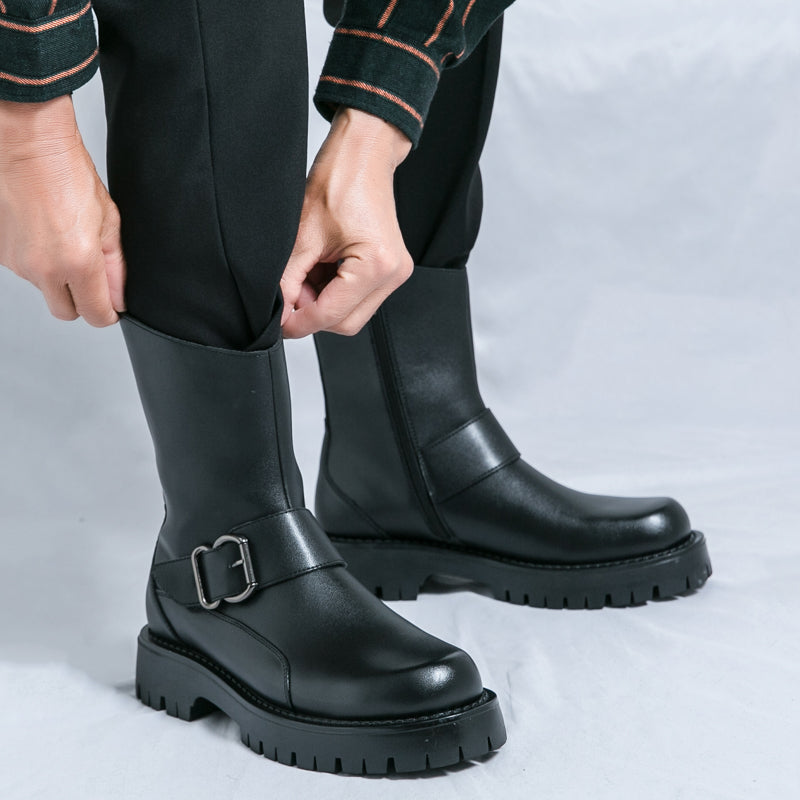 MLB LTHR-11 Rugged Mid-Calf Boots - Sneakernational