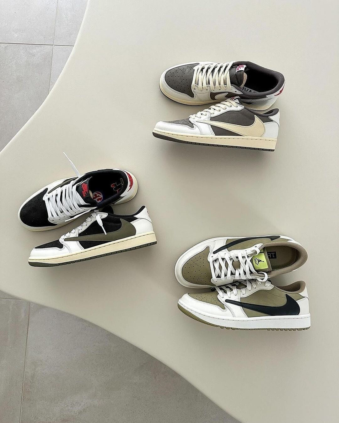 Custom Travis Scott x Fragment x Air Jordan 1 Low DZ4137 106 - Exclusive Travis Scott Air Jordan 1 Low Release - Sneakernational