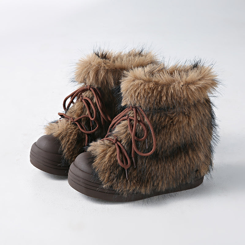 Hestia Fur Winter Boots - Sneakernational