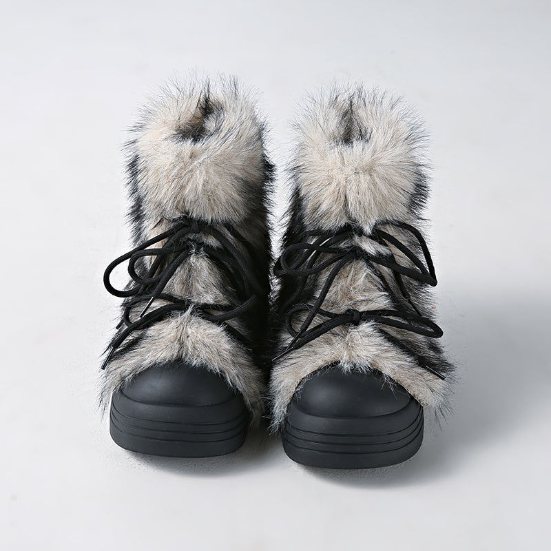 Hestia Fur Winter Boots - Sneakernational