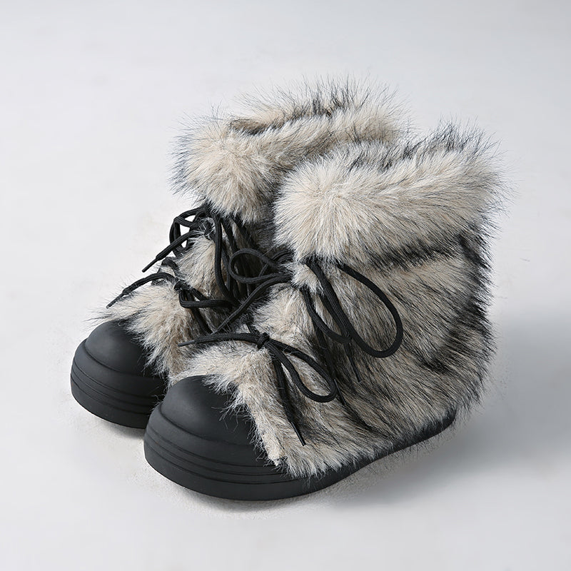 Hestia Fur Winter Boots - Sneakernational