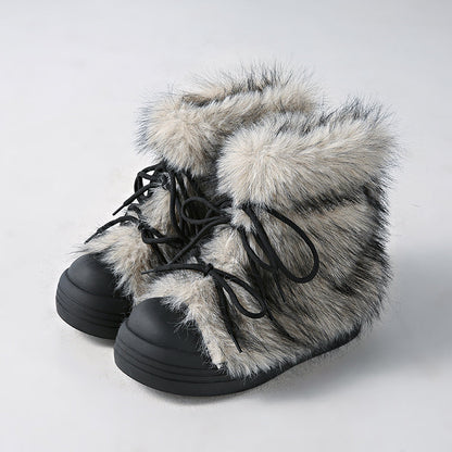 Hestia Fur Winter Boots - Sneakernational