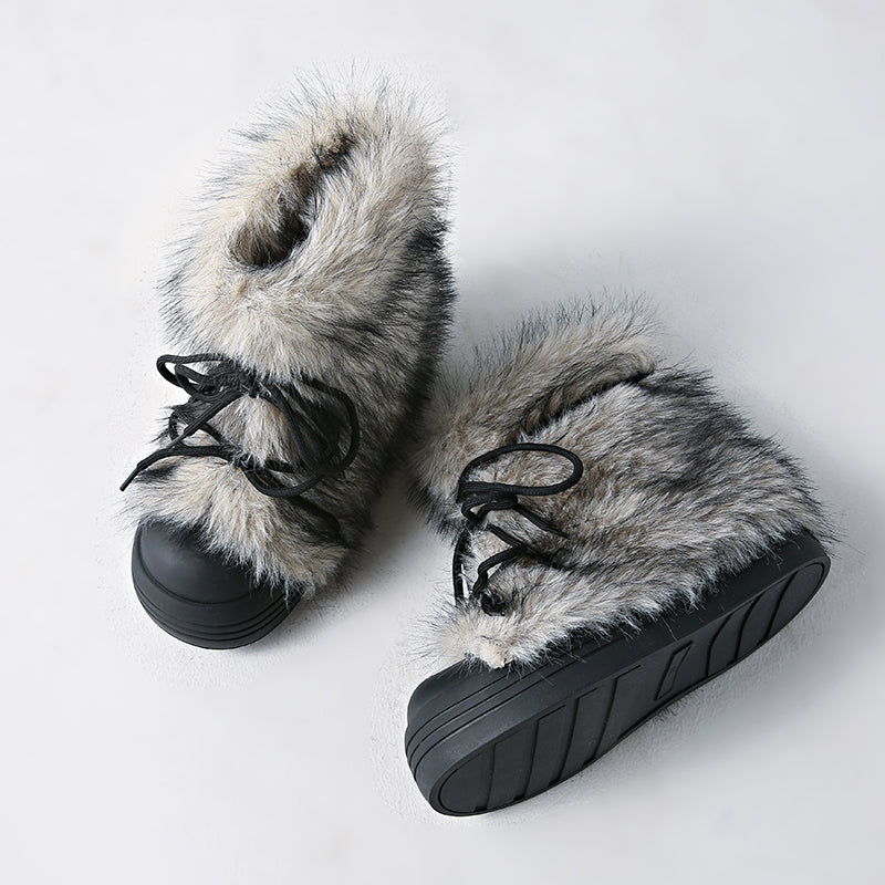 Hestia Fur Winter Boots - Sneakernational