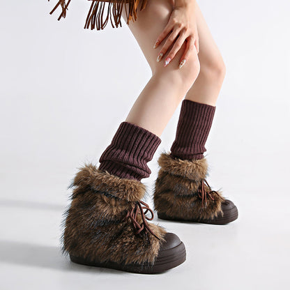 Hestia Fur Winter Boots - Sneakernational