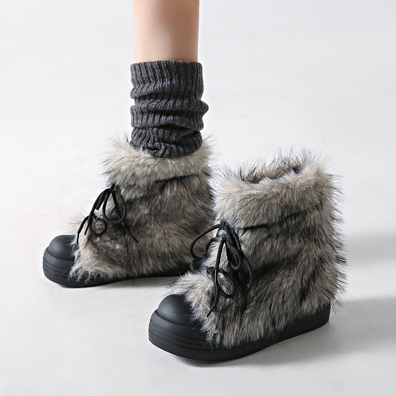 Hestia Fur Winter Boots - Sneakernational