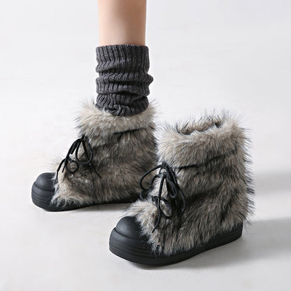Hestia Fur Winter Boots - Sneakernational